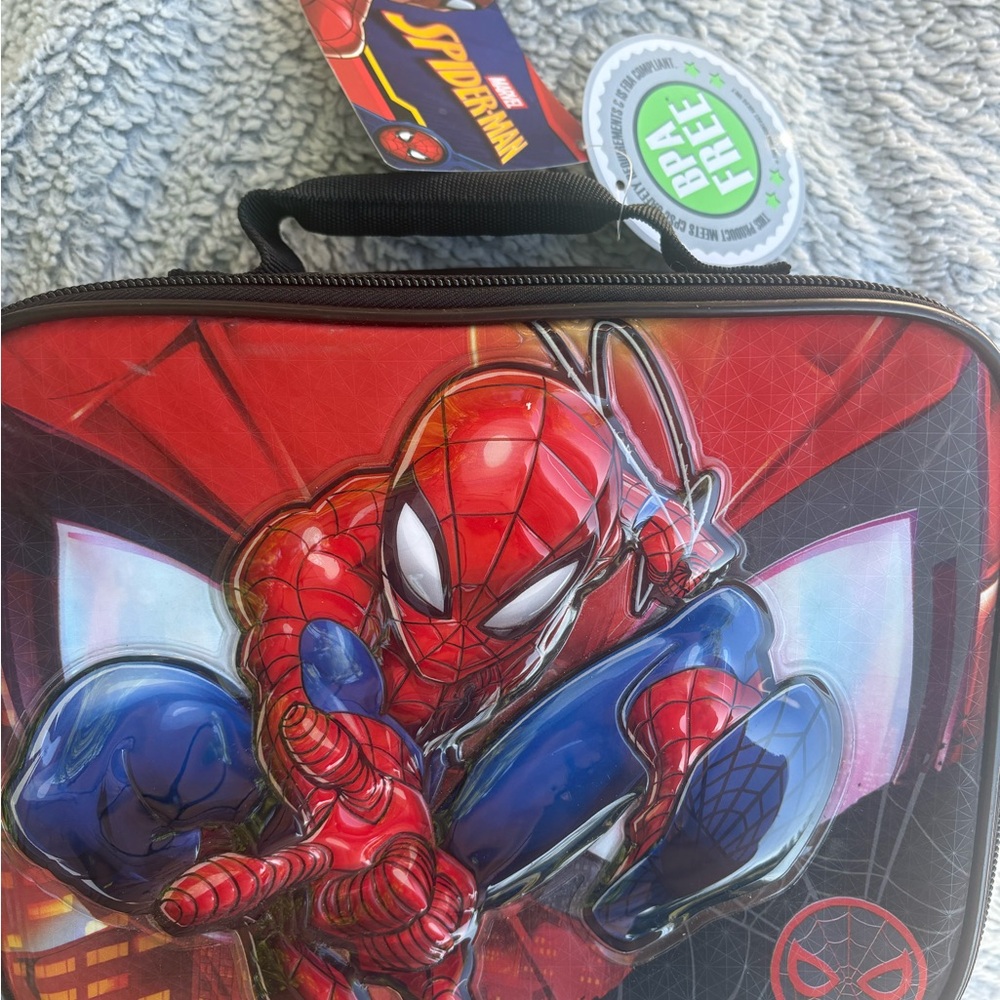 Marvel Spider-Man Lunch Box - Red, Blue & Black
